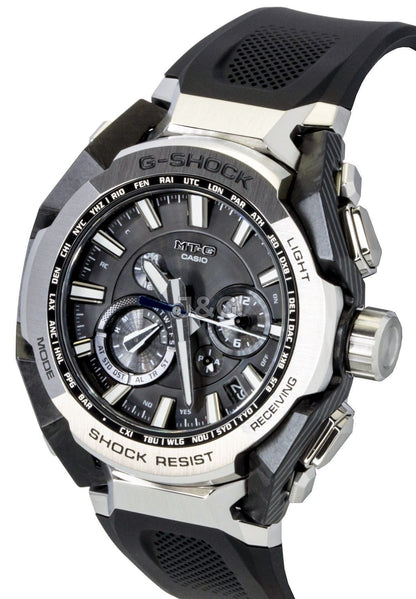 Casio G-Shock MT-G Quartz movement Black Male MTG-B4000-1A. A brand-new Casio G-Shock watch featuring a Black dial. Angled view. - view 4