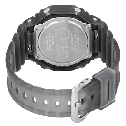 Casio G-Shock Quartz movement Black Male GA-2100K-1A. A brand-new Casio G-Shock watch featuring a Black dial. Side view. - view 5