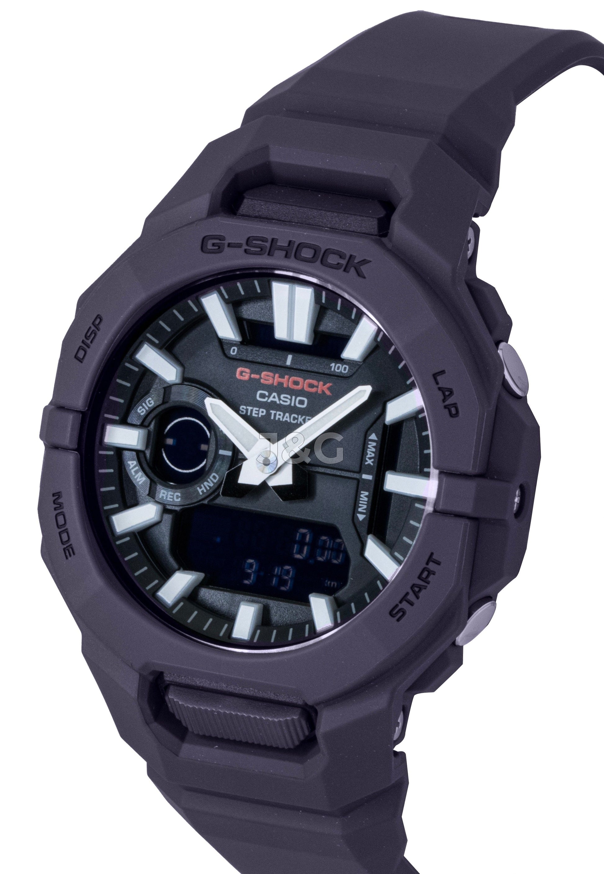Casio G-Shock Quartz movement Black Male GBA-950-2A. A brand-new Casio G-Shock watch featuring a Black dial. Side view. - view 4