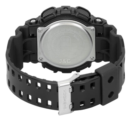 Casio G-Shock Quartz movement Gold Male GA-100GGB-1A9. A brand-new Casio G-Shock watch featuring a Gold dial. Front view. - view 5