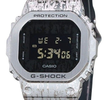 Casio G-Shock Quartz movement Grey Male GM-5600GC-1. A brand-new Casio G-Shock watch featuring a Grey dial. Front view. - view 2