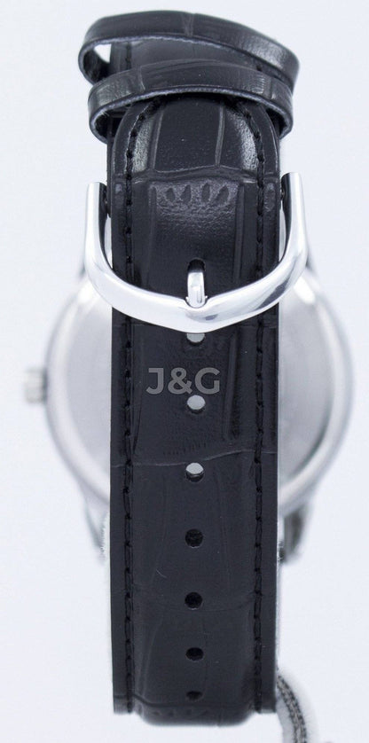 Casio Quartz movement White Leather Male MTP-V001L-1BUDF. A brand-new Casio watch featuring a White dial and a Leather strap. Front view. - view 3