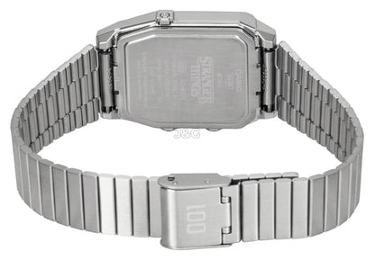 Casio Vintage Quartz movement Black Male AQ-800EST-1A. A brand-new Casio Vintage watch featuring a Black dial. Angled view. - view 3