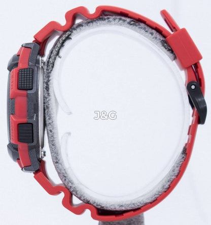 Casio Youth Alarm Black Male AE-1000W-4AV. A brand-new Casio Youth watch featuring a Black dial. Front view. - view 3