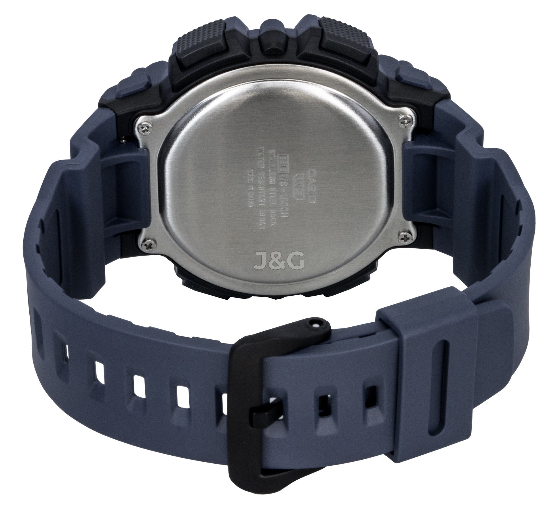 Casio Youth Quartz movement White Male WS-1500H-2AV. A brand-new Casio Youth watch featuring a White dial. Side view. - view 4