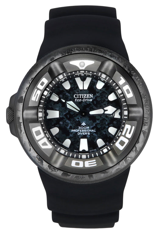 Citizen Eco-Drive Promaster Marine Godzilla Limited Edition. A brand-new Citizen Promaster watch featuring a Black dial. Front view.