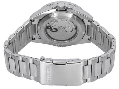 Citizen Automatic movement Blue Stainless steel Male NH7530-52L. A brand-new Citizen watch featuring a Blue dial and a Stainless steel strap. Side view. - view 4