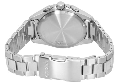 Citizen Eco-Drive Chronograph function Blue Stainless steel Male CA4680-55L. A brand-new Citizen Eco-Drive watch featuring a Blue dial and a Stainless steel strap. Angled view. - view 4