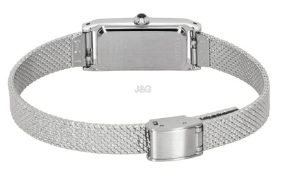 Citizen L Eco-Drive Stainless Steel Mother Of Pearl Dial Wo. A brand-new Citizen Eco-Drive watch. Side view. - SEQ_3