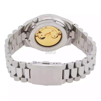 Citizen Tsuyosa Automatic movement Multicolor Stainless steel Male NJ0151-53W. A brand-new Citizen Tsuyosa watch featuring a Multicolor dial and a Stainless steel strap. Side view. - view 3