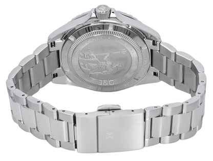 Edox Neptunian Automatic movement Black Stainless steel Male 808013NMNIN. A brand-new Edox Neptunian watch featuring a Black dial and a Stainless steel strap. Front view. - view 4