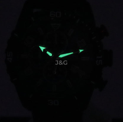 Festina Chronograph Date display Blue Leather Male F20519-2. A brand-new Festina Chronograph watch featuring a Blue dial and a Leather strap. Angled view. - view 2