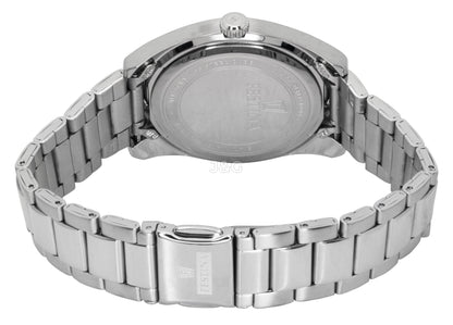 Festina Classic Quartz movement Grey Stainless steel Male F20707-3. A brand-new Festina Classic watch featuring a Grey dial and a Stainless steel strap. Angled view. - view 4