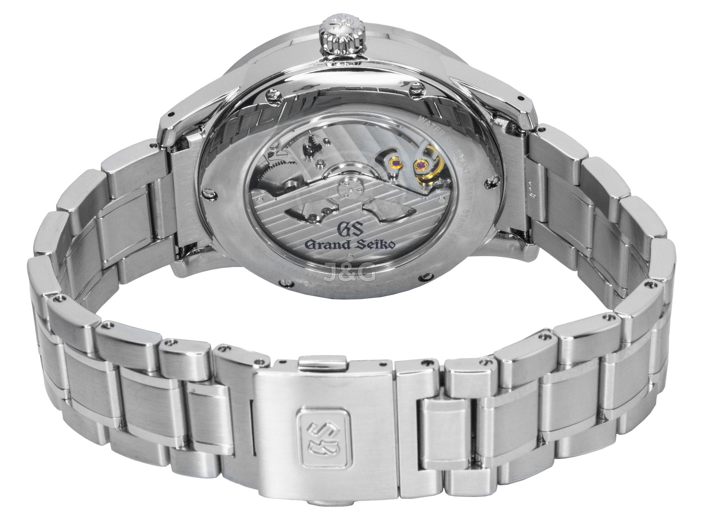 Grand Seiko Elegance Automatic movement Red Stainless steel Male SBGA499G. A brand-new Grand Seiko Elegance watch featuring a Red dial and a Stainless steel strap. Front view. - view 3