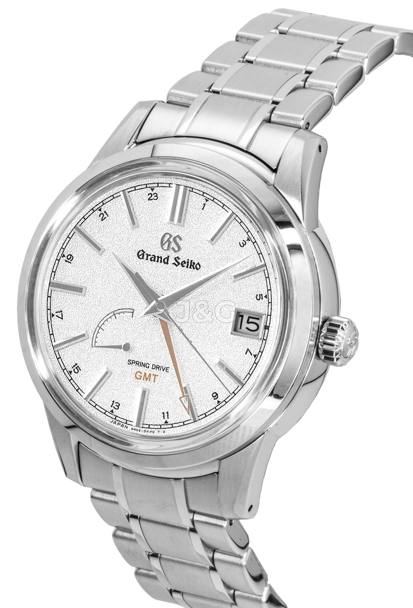 Grand Seiko Elegance Automatic movement Silver Stainless steel Male SBGE269G. A brand-new Grand Seiko Elegance watch featuring a Silver dial and a Stainless steel strap. Front view. - view 2