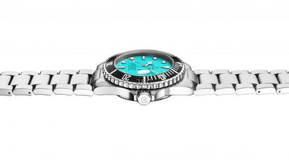 Grovana Automatic movement Blue Stainless steel Male 1571.2131.-.GW. A brand-new Grovana watch featuring a Blue dial and a Stainless steel strap. Side view. - view 2