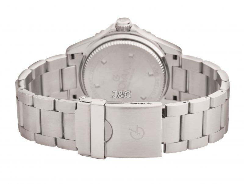 Grovana Automatic movement Blue Stainless steel Male 1571.2131.-.GW. A brand-new Grovana watch featuring a Blue dial and a Stainless steel strap. Side view. - view 4