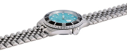 Grovana Automatic movement Blue Stainless steel Male 1571.2231.-.GW. A brand-new Grovana watch featuring a Blue dial and a Stainless steel strap. Side view. - view 2