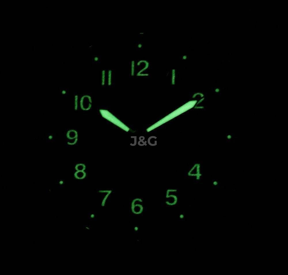 Hamilton Khaki Field Automatic movement Blue Leather Male H70455733. A brand-new Hamilton Khaki watch featuring a Blue dial and a Leather strap. Side view. - view 2