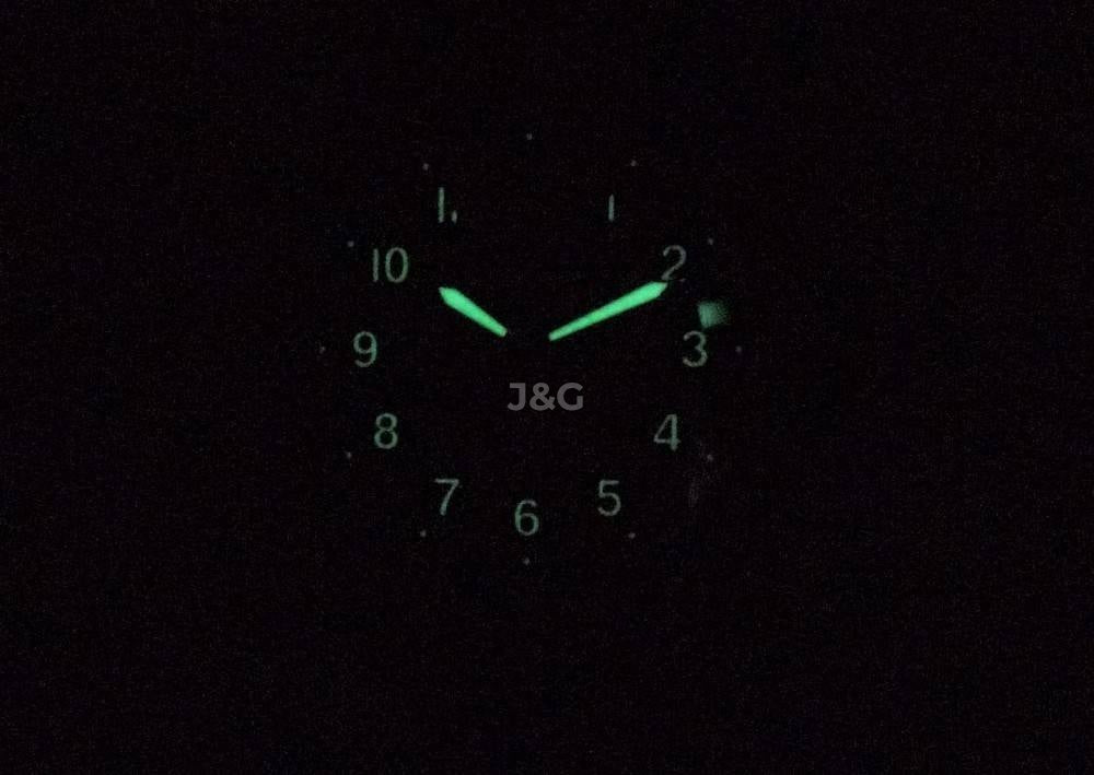 Hamilton Khaki Field Automatic movement White Leather Male H64465733. A brand-new Hamilton Khaki watch featuring a White dial and a Leather strap. Side view. - view 2