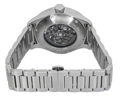 Ingersoll The Bronc Automatic movement Black Skeleton Stainless steel Male I16701. A brand-new Ingersoll The Bronc watch featuring a Black Skeleton dial and a Stainless steel strap. Front view. - view 4