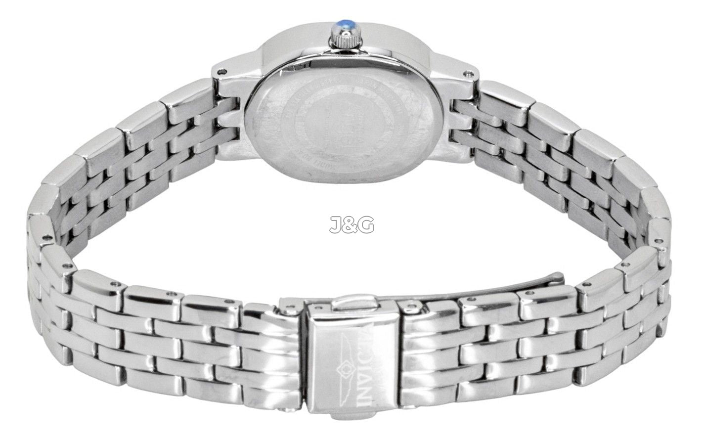 Invicta Angel Quartz movement Silver Stainless steel Female INV48134. A brand-new Invicta Angel watch featuring a Silver dial and a Stainless steel strap. Side view. - view 3