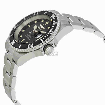 Invicta Pro Diver Automatic movement Black Stainless steel Male INV8926OB. A brand-new Invicta Pro Diver watch featuring a Black dial and a Stainless steel strap. Front view. - view 3