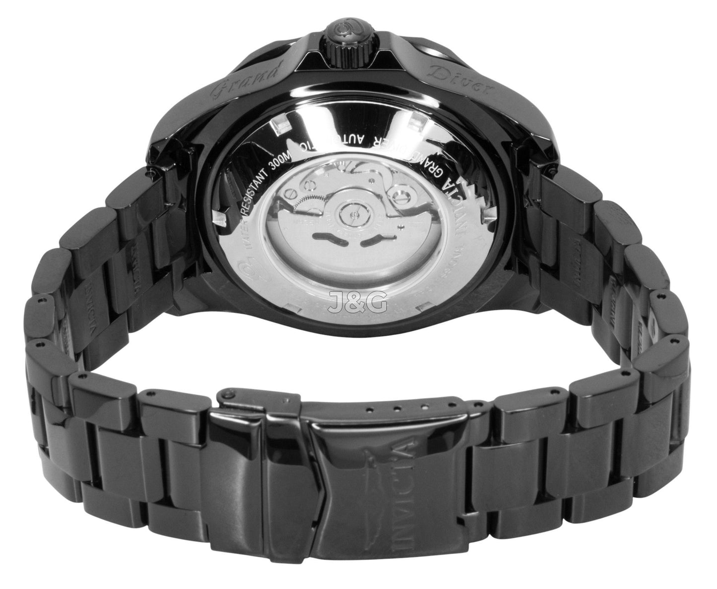 Invicta Pro Diver Automatic movement Silver Stainless steel Male INV48707. A brand-new Invicta Pro Diver watch featuring a Silver dial and a Stainless steel strap. Side view. - view 4