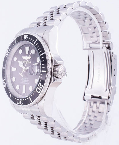 Invicta Pro Diver Automatic movement White Stainless steel Male INV30091. A brand-new Invicta Pro Diver watch featuring a White dial and a Stainless steel strap. Front view. - view 3