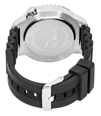 Invicta Pro Diver Quartz movement Blue Silicone Male INV47222. A brand-new Invicta Pro Diver watch featuring a Blue dial and a Silicone strap. Front view. - view 4