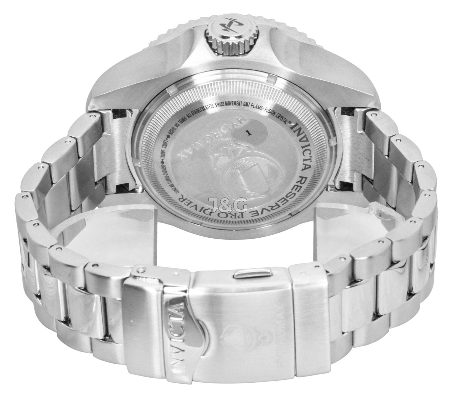 Invicta Quartz movement Silver Stainless steel Male INV16964. A brand-new Invicta watch featuring a Silver dial and a Stainless steel strap. Angled view. - view 4