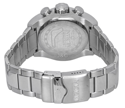 Invicta Racing Quartz movement White Stainless steel Male INV47746. A brand-new Invicta Racing watch featuring a White dial and a Stainless steel strap. Angled view. - view 4