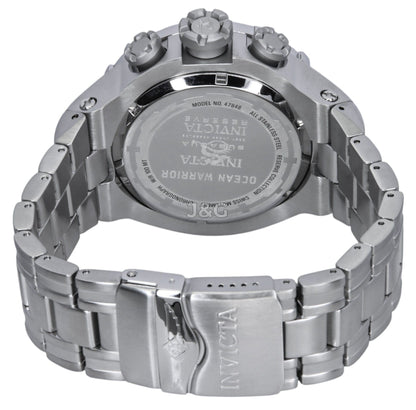 Invicta Reserve Quartz movement Black Male INV47848. A brand-new Invicta Reserve watch featuring a Black dial. Angled view. - view 4