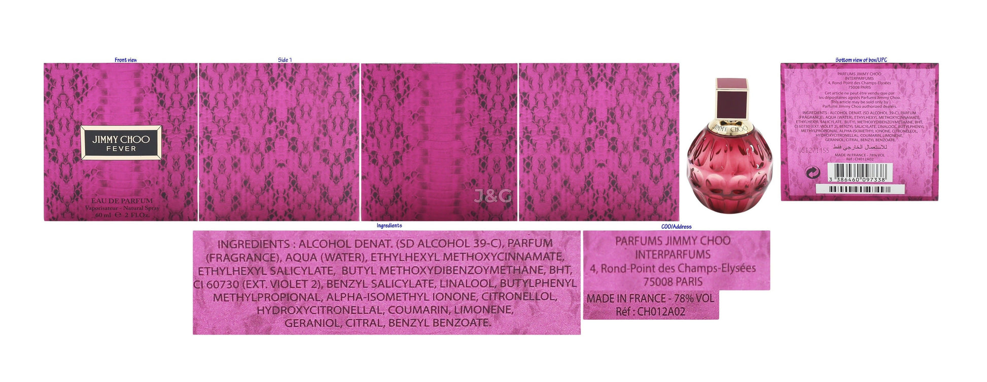 Jimmy Choo Female JIM-3386460097338. A brand-new Jimmy Choo watch. Front view. - view 2