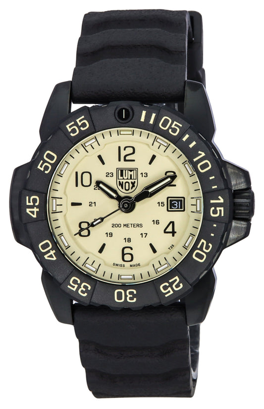 Luminox Navy SEAL Foundation Swiss Quartz Military Diver's. A brand-new Luminox watch. Front view.