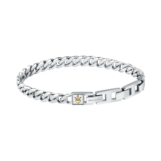 Maserati Jewels Stainless Steel JM422AVD09 Bracelet For Men. A brand-new Maserati watch. Front view.