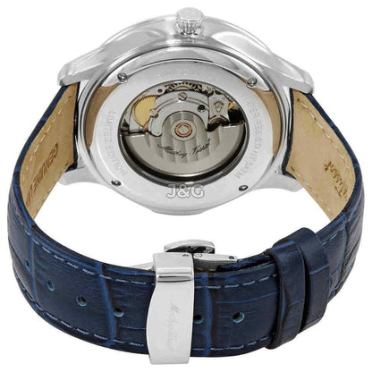 Mathey-Tissot Automatic movement Blue Leather Male AC1886ABU.-.MT. A brand-new Mathey-Tissot watch featuring a Blue dial and a Leather strap. Side view. - view 3