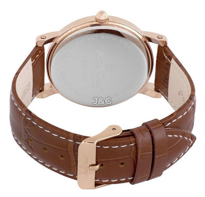 Mathey-Tissot City Date display Blue Leather Male HB611251PM.-.MT. A brand-new Mathey-Tissot City watch featuring a Blue dial and a Leather strap. Side view. - view 3