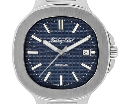 Mathey-Tissot Evasion Automatic movement Blue Stainless steel Male H152ATABU.-.MT. A brand-new Mathey-Tissot Evasion watch featuring a Blue dial and a Stainless steel strap. Front view. - view 2