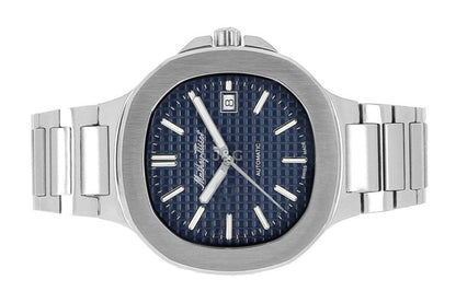 Mathey-Tissot Evasion Automatic movement Blue Stainless steel Male H152ATABU.-.MT. A brand-new Mathey-Tissot Evasion watch featuring a Blue dial and a Stainless steel strap. Front view. - view 3