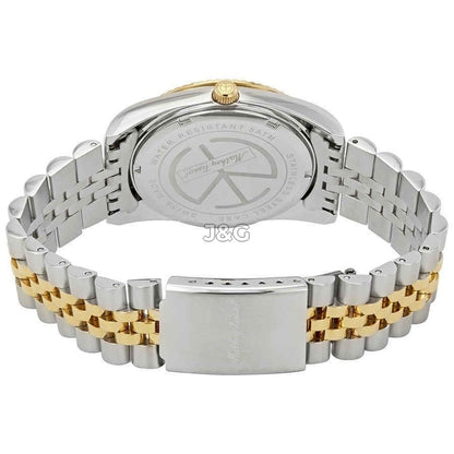 Mathey-Tissot Mathy Date display Gold Stainless steel Male H710BDI.-.MT. A brand-new Mathey-Tissot Mathy watch featuring a Gold dial and a Stainless steel strap. Front view. - view 3