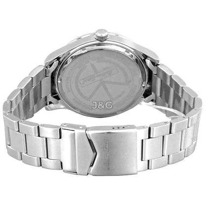 Mathey-Tissot Mathy I Date display Blue Stainless steel Male H455SK.-.MT. A brand-new Mathey-Tissot Mathy watch featuring a Blue dial and a Stainless steel strap. Angled view. - view 3