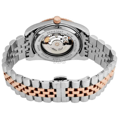 Mathey-Tissot Mathy III Automatic movement Black Stainless steel Male H1810ATRN.-.MT. A brand-new Mathey-Tissot Mathy watch featuring a Black dial and a Stainless steel strap. Side view. - view 3