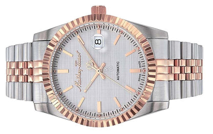 Mathey-Tissot Mathy III Automatic movement White Stainless steel Male H1810ATRA.-.MT. A brand-new Mathey-Tissot Mathy watch featuring a White dial and a Stainless steel strap. Side view. - view 3