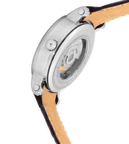 Mathey-Tissot Renaissance Automatic movement Blue Leather Male H9030ABU.-.MT. A brand-new Mathey-Tissot Renaissance watch featuring a Blue dial and a Leather strap. Side view. - view 2