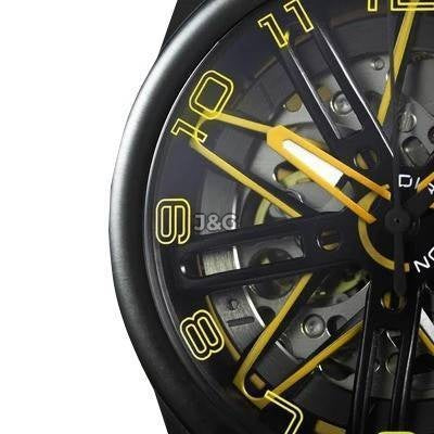 Mazzucato RIM GT Automatic movement Black Rubber Male GT1-YL.-.MW. A brand-new Mazzucato RIM watch featuring a Black dial and a Rubber strap. Side view. - view 3