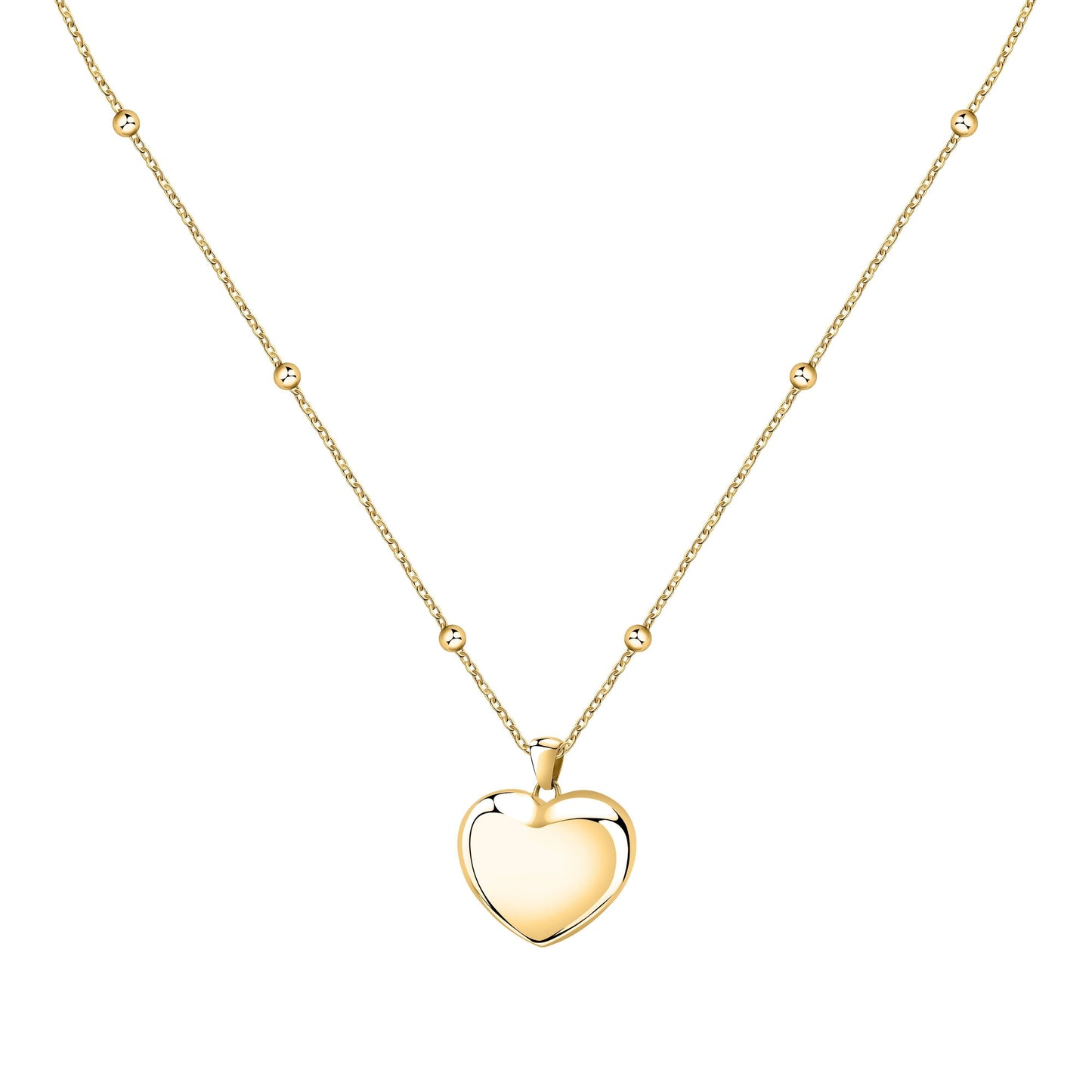 Morellato Istanti Gold Tone Stainless Steel Necklace SAVZ02. A brand-new Morellato watch. Angled view.