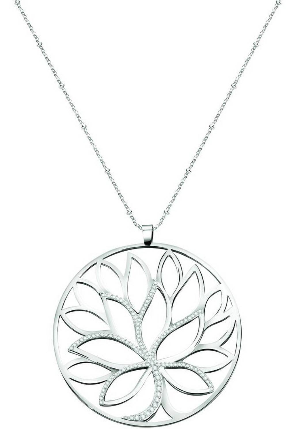 Morellato Loto Stainless Steel SATD03 Women's Necklace. A brand-new Morellato watch. Angled view.