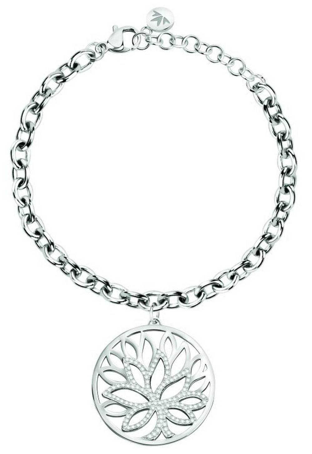 Morellato Loto Stainless Steel SATD13 Women's Bracelet. A brand-new Morellato watch. Side view.