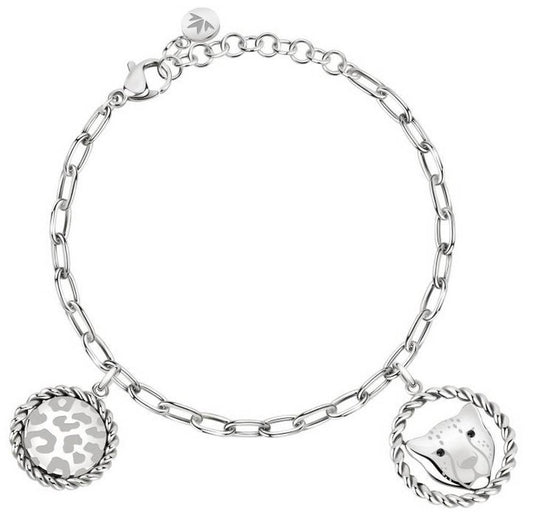Morellato Madagascar Stainless Steel SATF09 Women's Bracelet. A brand-new Morellato watch. Side view.
